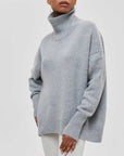 Women's Snug Ribbed Turtleneck Sweater