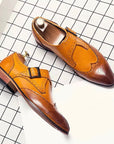 Men’s Adjustable Strap Clean Oxfords