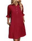 Women's Romantic Shirt Dress
