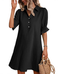Women's Romantic Shirt Dress