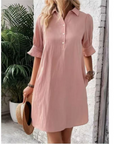 Women's Romantic Shirt Dress