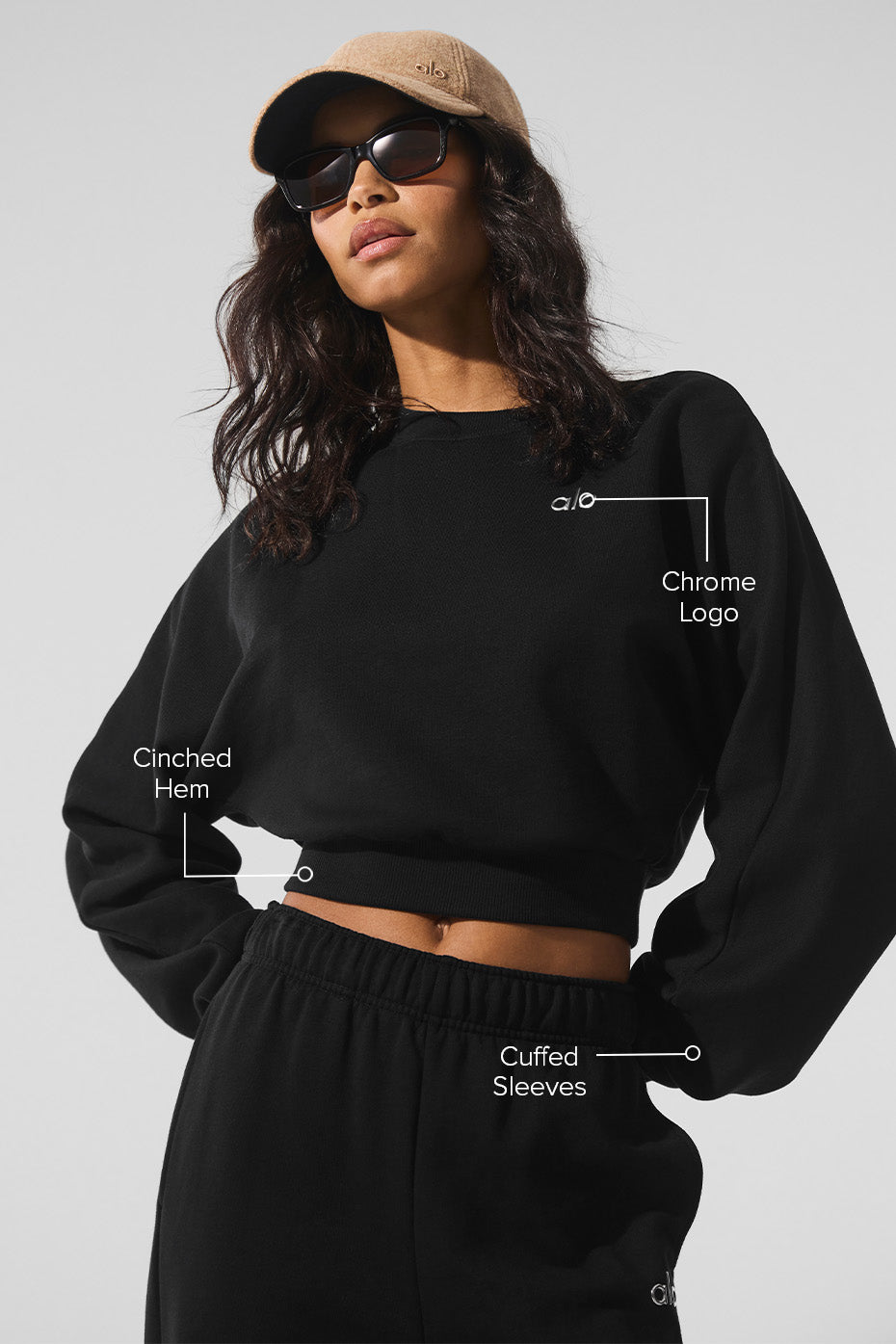 Alo - Cropped Crew Neck