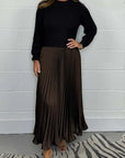 Women's Casual Knitted Skirt Set