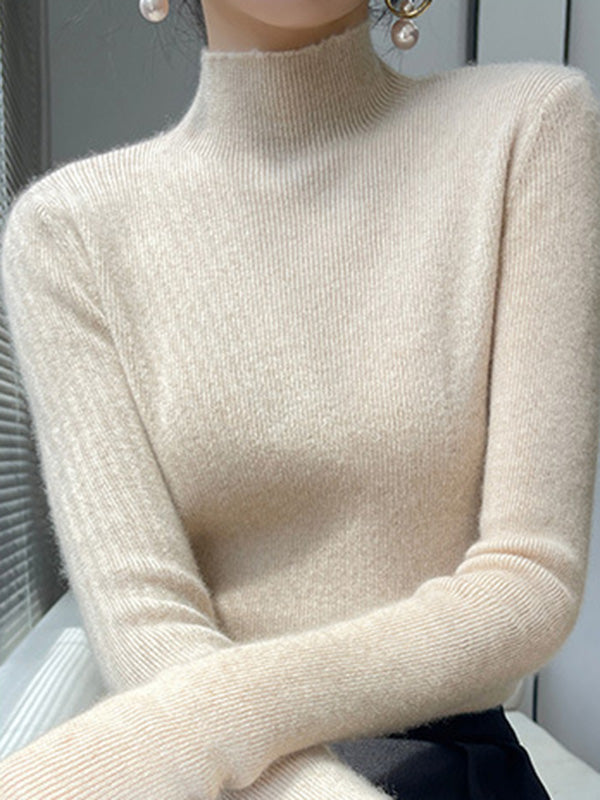 Women's Neat Turtleneck Turtleneck Sweater