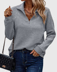 Women's Chic Zip-Up Sweater