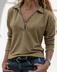 Women's Warm Zip-Up Sweater