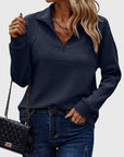 Women's Chic Zip-Up Sweater