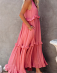 Women's Refined Ruched Maxi Dress