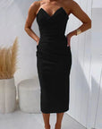 Women's Modern Backless Midi Dress