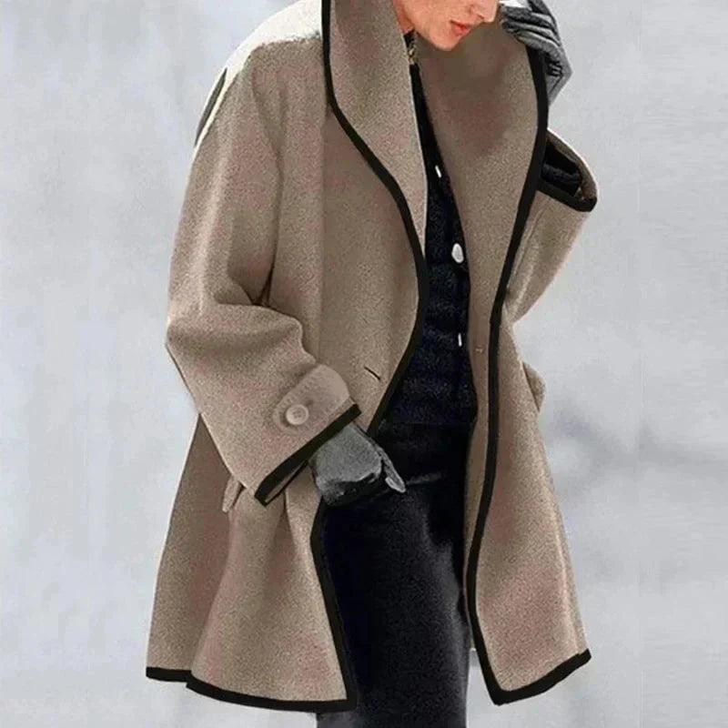 Women's Elegant Buttoned Coat