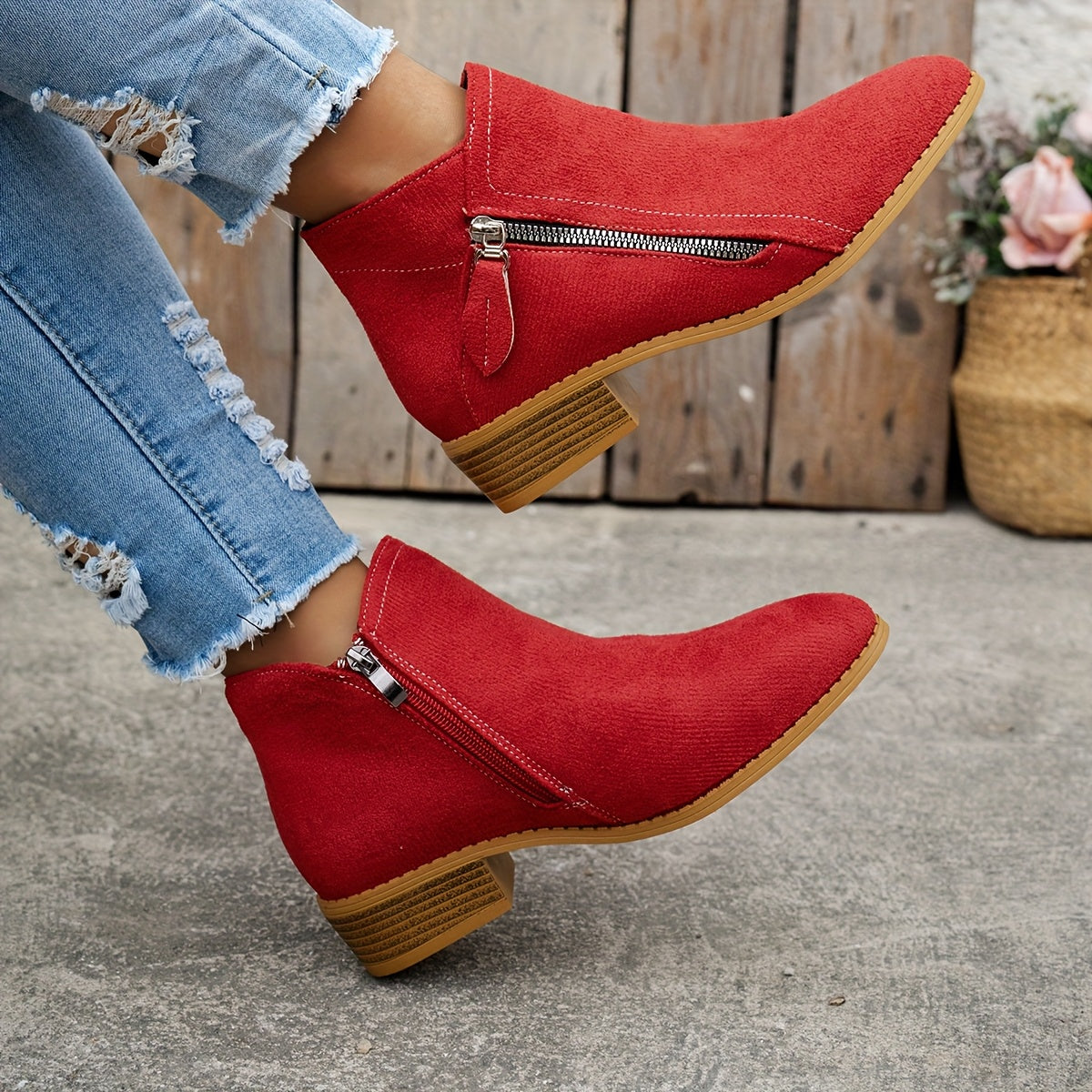 Women's Clean Ankle Boots