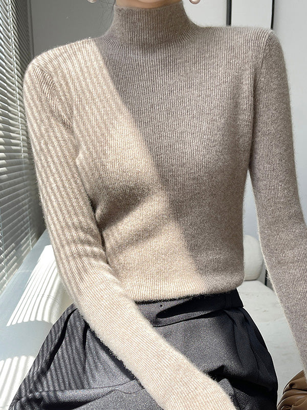 Women's Neat Turtleneck Turtleneck Sweater