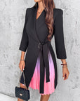 Women's Flattering Wrap Midi Dress