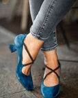 Women's Elegant Square Toe Heels