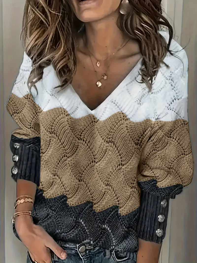 Women's Soft V-Neck Sweater