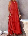 Women's Refined Ruched Maxi Dress