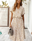 Women's Flowy Printed Midi Dress