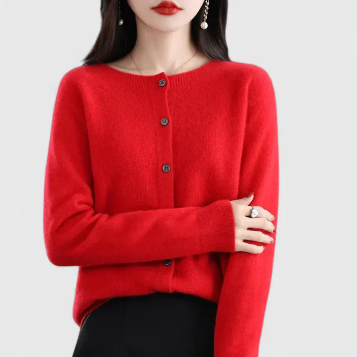 Women's Neat Oversized Cardigan