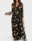 Women's Elegant Pleated Maxi Dress