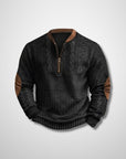 Men’s Zipped Structured Sweater