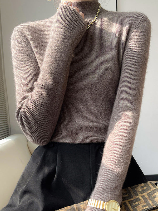 Women's Neat Turtleneck Turtleneck Sweater