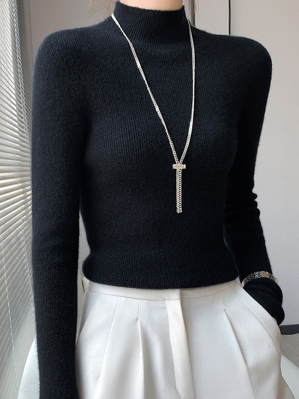 Women's Neat Turtleneck Turtleneck Sweater