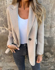 Women's Casual Buttoned Blazer