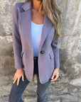 Women's Casual Buttoned Blazer