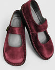 Lola | Suede Snap Button Mary Janes