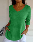 Women's Warm V-Neck Sweater