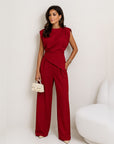 Women's Easy Wide Leg Two-Piece Set