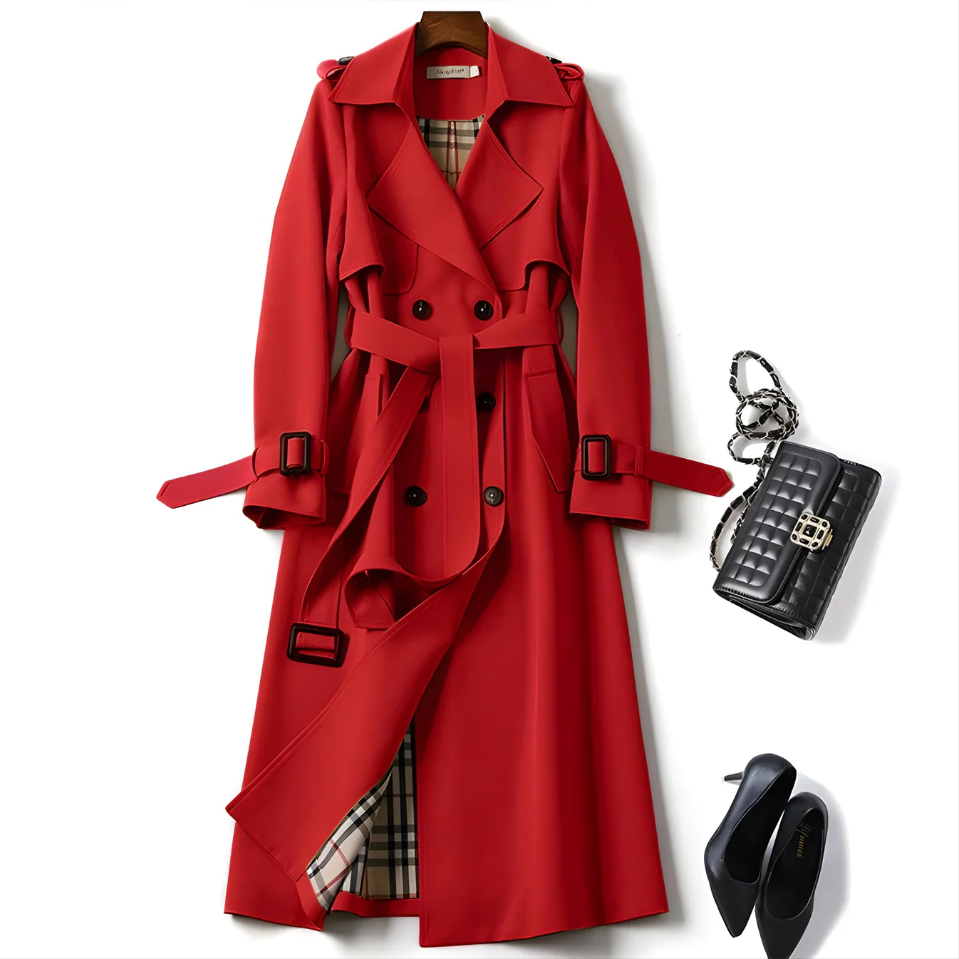 Women's Cozy Belted Coat