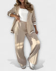 Women's Soft Wide Leg Set
