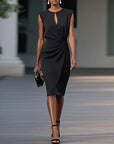 Anna | Short Sleeve Midi Dress
