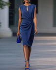 Anna | Short Sleeve Midi Dress