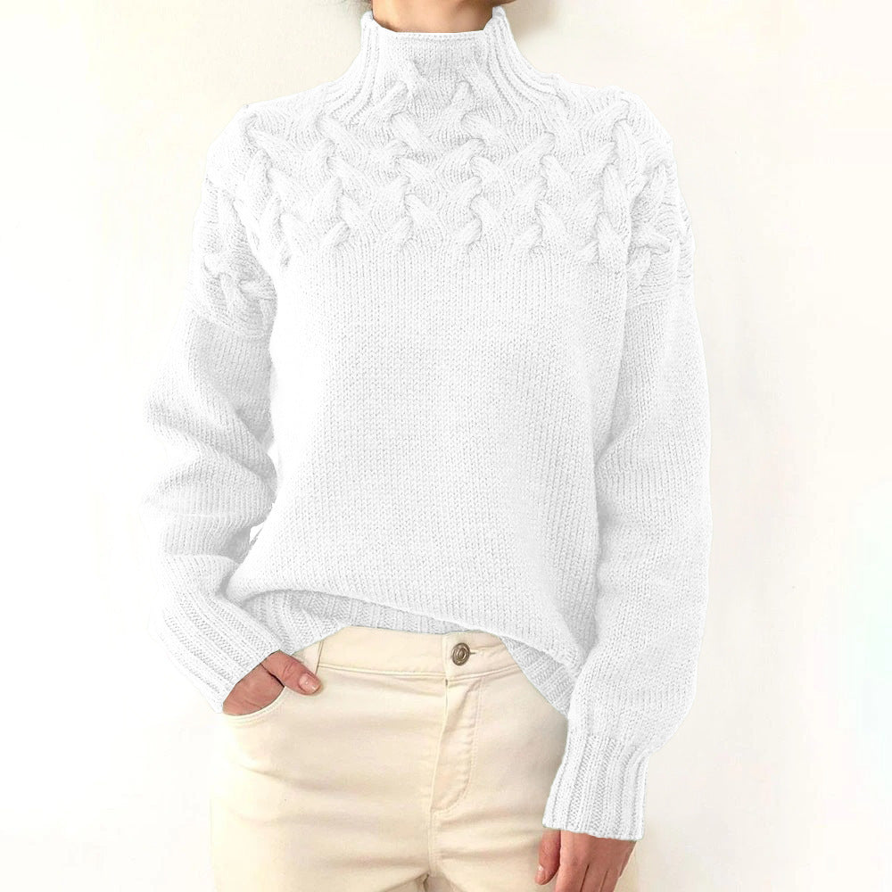 Women's Layered Turtleneck Turtleneck Sweater