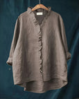 Women's Feminine Buttoned Blouse