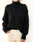 Women's Layered Turtleneck Turtleneck Sweater